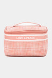 Fame Love & Peace Striped Handle Bag