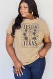 Simply Love Full Size AUSTIN TEXAS Graphic Cotton T-Shirt