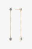 Adored Moissanite Chain Earrings