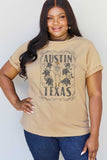Simply Love Full Size AUSTIN TEXAS Graphic Cotton T-Shirt