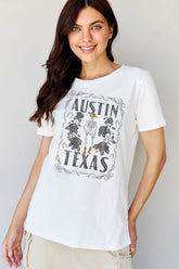 Simply Love Full Size AUSTIN TEXAS Graphic Cotton T-Shirt
