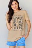 Simply Love Full Size AUSTIN TEXAS Graphic Cotton T-Shirt