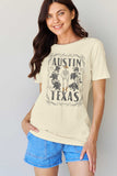 Simply Love Full Size AUSTIN TEXAS Graphic Cotton T-Shirt