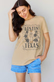 Simply Love Full Size AUSTIN TEXAS Graphic Cotton T-Shirt