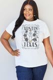 Simply Love Full Size AUSTIN TEXAS Graphic Cotton T-Shirt