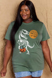 Simply Love Full Size Dinosaur Skeleton Graphic Cotton T-Shirt