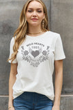 Simply Love Full Size WILD HEARTS 1993 WORLD TOUR Graphic Cotton Tee