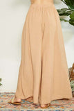 Mittoshop Wrap Pleating Detail Wide Leg Pants