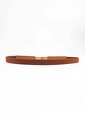 PU Elastic Skinny Belt