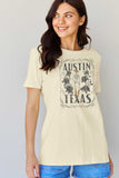 Simply Love Full Size AUSTIN TEXAS Graphic Cotton T-Shirt