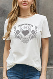 Simply Love Full Size WILD HEARTS 1993 WORLD TOUR Graphic Cotton Tee