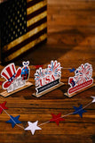 Independence Day Plywood Decor Ornament