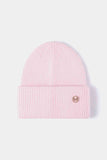M Rib-Knit Cuff Beanie