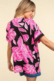 Haptics Floral Drop Shoulder T-Shirt