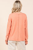 Mittoshop Mineral Wash Star Patch Long Sleeve T-Shirt