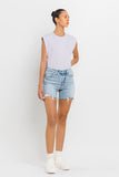 Vervet by Flying Monkey High Rise Denim Shorts