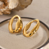 18K Gold-Plated Tooth Shell Earrings