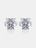 1 Carat Moissanite 925 Sterling Silver Stud Earrings