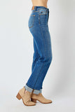 Judy Blue Full Size High Waist Front Seam Detail Straight Jeans