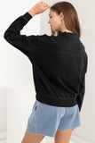 HYFVE Half Zip Drop Shoulder Sweatshirt