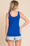 Culture Code Full Size Ribbed Scoop Neck Tank