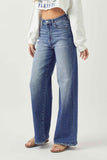 Risen Full Size High Rise Wide Leg Jeans