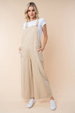 White Birch Sleeveless Wide Leg Jumpsuit