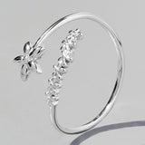 925 Sterling Silver Flower Ring