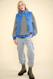 VERY J Zip Up Padded Corduroy Puffer Vest