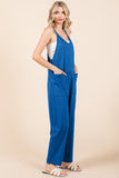 Culture Code Full Size Sleeveless Jumpsuit with Pockets