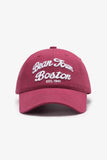 Embroidered Graphic Adjustable Baseball Cap