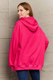 Simply Love Simply Love Full Size LET’S GO GIRLS Graphic Dropped Shoulder Hoodie
