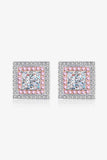 Moissanite Square Stud Earrings