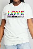 Simply Love Full Size LOVE IS ALL THAT MATTERS Graphic Cotton Tee