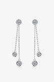 2.6 Carat Moissanite 925 Sterling Silver Earrings
