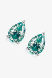 2 Carat Moissanite Teardrop Earrings