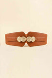 Alloy Buckle Elastic Belt