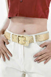 Glitter PU Leather Belt