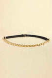 PU Leather Chain Belt