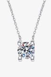 1 Carat Moissanite Chain Necklace