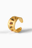 18K Gold-Plated Zircon Ring