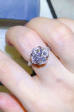 2 Carat Moissanite 925 Sterling Silver Ring