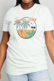 Simply Love Full Size SUMMER VIBES Graphic Cotton Tee