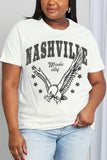 Simply Love Simply Love Full Size NASHVILLE MUSIC CITY Graphic Cotton Tee