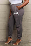 Simply Love Simply Love Full Size Drawstring Angel Graphic Long Sweatpants