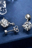 Adored 4 Carat Moissanite Drop Earrings