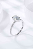 1.8 Carat Moissanite Side Stone Ring