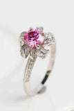 1 Carat Moissanite Flower-Shaped Ring