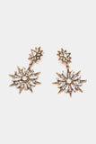 Zinc Alloy Star Shape Dangle Earrings
