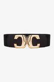 Zinc Alloy Buckle Elastic Wide Belt
